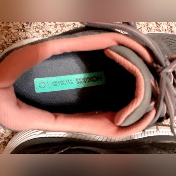 Women's Hoka One One Gaviota 2 Dark Shadow/Lantana Mesh - Picture 5 of 6